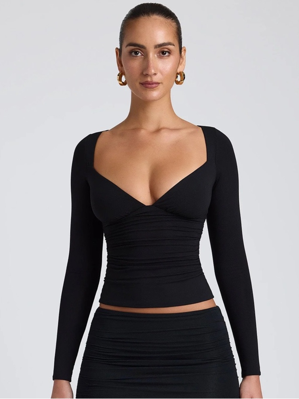 Oh Polly Black Long Sleeve